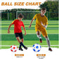 Sotiff 24 Pcs Size 5/4 Soccer Ball Bulk with 24 Pump Deflated Soccer Balls for Kids Teen Football Bulk for Game Training School Team Sports Adults Player Practice Outdoor