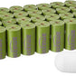 Amazon Basics Dog Poop Bags with Dispenser, 540 Count, Enhanced for Guaranteed Leakproof, Lavender Scented, Includes Leash Clip