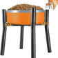 Lifted Dog Bowl Stand - Without Bowls, Single Raise Pet Food Table Adjustable Wide 7-11", Tall 12" - Bowl Stand Size Optional, Dog Bowl Holder Elevated for Small Medium Large Dog Breed
