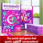 SUSSED Wacky ‘What Would You Do’ Card Game - Fun & Easy Travel Game for Girls, Boys & Tweens - Builds Kids’ Social Skills & Confidence - Purple Pack: Dragons, Space & Magic