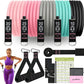 Aihoye Resistance Bands for Working Out, Exercise Bands with Handles, Stretch Bands for Exercise, Workout Bands with Door Anchors for Physical Therapy & Strength Training
