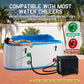 Albott Inflatable Cold Plunge Tub for Athletes, Ice Bath Tub with Insulated Lid Non-Slip Mat, Water Chiller Compatible, Portable for Indoor & Outdoor Recovery, 210 Gal, 71" L x 35" W x 30" H
