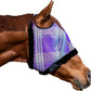 Kensington Fly Mask with Fleece Trim for Horses — Protects Face and Eyes Helps Block Sun Rays While Allowing Full Visibility — Breathable and Non Heat Transferring