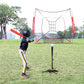 Baseball Tee for Kids,Youth Stand Set,Teeball Set,Youth Baseball,Softball Batting Tee Set,Easy Adjustable Height