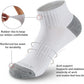 MONFOOT Men's/Women's 6 Pairs Daily Cushion Comfort Fit Performance Quarter Ankle Socks Multipack