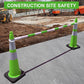 OrangeStar 6 Pack 36" Traffic Safety Cones, Green Parking Cones Construction Cones with Reflective Collar, Heavy Duty Base for Roadwork, Highway, Parking Lot Safety, Warehouse, Indoor & Outdoor Use