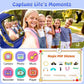 Smart Watch for Kids, 1.85" Fitness Tracker Pedometer Watch, Health, Sleep Monitor, Puzzle Games, Alarm Clock, Camera, Music Player, Torch, Activity, Gift Toys for 4 - 13 Years Old Boys and Girls