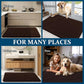 OLANLY Dog Door Mat Set 4-Piece 36x24, Absorbs Moisture and Dirt, Absorbent Non-Slip Washable Doormat, Quick Dry Chenille Mud Mat for Dogs, Entry Indoor Entryway Carpet for Inside Floor, Brown