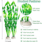MyLifeUNIT Artificial Seaweed Water Plants for Aquarium, Plastic Fish Tank Plant Decorations 10 PCS (Green)