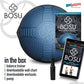 BOSU NexGen 25IN Home Fitness Exercise Gym Strength Flexibility Balance Trainer with Rubberized Non Skid Surface and Hand Air Pump