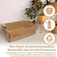 3-Pack Disposable Litter Boxes for Cats,Disposable 100% Renewable Cardboard Foldable Litter Boxes,Large-Capacity Portable Cardboard Cat Litter Box,Waterproof Travel Litter Box,17.2'' x 12.2'' x 5.3''