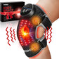 Red Light Therapy Knee Brace&Vibration Knee Massage for Pain Relief, 660nm&850nm Rechargeable Near Infrared Light Therapy Device for Knee/Elbow/Shoulder Faster Recovery for Cordless Use