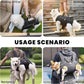 Dog Lift Harness Backpack Carrier for Large Dogs, Full Body Sling with Handle, Dog Harness for Joint Injuries, Arthritis, Ideal for Stairs, Elderly Dogs (Black S/M-Large 14-20 LBS)