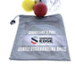 Snipers Edge Hockey Stickhandling Balls - Hockey Dangle Balls with Bag - Improve Stickhandling On and Off The Ice - Bring Anywhere!