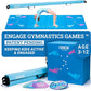 Gibson Athletic Engage Gymnastics Games, At Home Gymnastics Gym Equipment For Aspiring Gymnasts, Folding Tumbling Mat With Carry Handles, Folding Balance Beam, Spinning Wheel, Kids Exercise, Multiple Set-Up Options