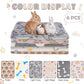 6 Pack Guinea Pig Cage Liner, Washable Guinea Pig Fleece Blankets Beding Accessories, Flannel Throw Warm Sleep Mat, Pet Pee Pads for Small Animal Hamster Rabbit Puppy Cat (26x14 Inch)
