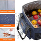 Lifewit Large Lunch Bag Insulated Lunch Box Soft Cooler Cooling Tote for Adult Men Women, Dark Blue 40-Can (24L)