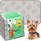 FXW Washable Pee Pads for Dogs, Puppy Pads with Super Absorbent, Specifically Designed for 24inch Cages, 23" × 17" Rectangle, Khaki, 4 Packs