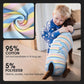 FUAMEY Recovery Suit for Dogs After Surgery,Soft Breathable Dog Bodysuit E-Collar & Cone Alternative Surgical Suit,Male Female Dog Neuter Spay Suits Anti Licking Wounds Onesie Blue Yellow Stripes S