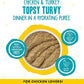 Weruva B.F.F. Play - Best Feline Friend Paté Lovers, Aw Yeah!, Chicken & Turkey Topsy Turvy with Chicken & Turkey, 5.5oz Can (Pack of 8)