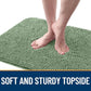 OLANLY Dog Door Mat for Muddy Paws 59x24, Absorbs Moisture and Dirt, Absorbent Non-Slip Washable Doormat, Quick Dry Chenille Mud Mat, Entry Indoor Entryway Carpet for Inside Floor, Olive Green