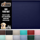 GORILLA GRIP 100% Waterproof Raised Edge BPA Free Silicone Pet Feeding Mat, Dog Cat Food Mats Contain Spills Protects Floors, Placemats for Cats and Dogs Water Bowl, Pets Accessories 28x18 Navy