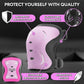 SKATEWIZ Skating Protective Gear Adults & Kids [6pc] incl. Knee Pads, Elbow Pads Wrist Guards for Roller Skating & Skateboarding