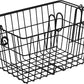 Retrospec Apollo-Lite Lift-Off Bike Basket - Detachable Steel Handlebar Basket with Carrying Handle for Commuting, Shopping & Beach Trips - 14.5in x 9.5in Weather-Resistant Biking Gear