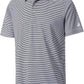 Mens Golf Shirt Moisture Wicking Dry Fit Performance Sport Short Sleeve Striped Golf Polo Shirts for Men