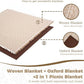 Genovega 2 in 1 Extra Large Outdoor Picnic Blanket Waterproof Woven Boho Mat Giant Beach Towel Travel Essential Yoga Accessories Park Patio Lawn Garden Grass Ground Music Festival Concert Must Have