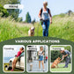 Dog Treat Pouch Training Behavior Aid, Dog Treat Training Bag for Dog Walks Outdoor Activities Travel, Built-in Poop Bag Dispenser 3 Ways to Wear
