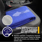 Back Seat Cover for Car Trucks Van SUV,Waterproof Rear Bench Towel Seat Covers for Dogs and Kids,Automotive Backseat Protector (Blue)