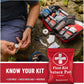 Surviveware 110 Pcs Waterproof Premium Survival First Aid Kit - Survival Emergency Preparedness for Travel Camping Gear, Survival Kit and Outdoor Emergencies - HSA & FSA Eligible Survival Kit