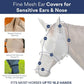 Horse Fly Mask with Nose Cover and Ears | 95% UV Eye Protection | Built-in Visor | Breathable, Lightweight Mask | Adjustable Fit for Comfort Horse Medium/Large Size