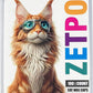 zetpo 100 pcs Cat Nail Caps | Cat Claw Covers | with Adhesives and Applicators (S, Turquoise, Sky Blue, Purple, Rose, Orange Peel)