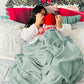 Bedsure Fleece Blanket Twin Size Sage Green - 300GSM Lightweight Plush Fuzzy Cozy Soft Warm Blanket for Bed, Sofa, Couch, Travel, Camping, 60x80 inches