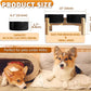 Elevated Ceramic Dog Bowl Set - Raised Dog Bowls with Non-Slip Bamboo Stand - Dog Food and Water Bowl Set - Double Dog Feeding Bowls - Suitable for Small and Medium Dogs - 28.74 OZ - 3.6 CUPS - 850 ML