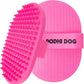 Bodhi Dog Shampoo Brush - Pet Grooming & Bath Supplies for Dogs and Cats - Bath Brush for Long & Short Hair - Premium Scrubber for Shower, Bathing & Massage (Two Pack, Pink)