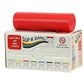 FEI 10-6312 CanDo Sup-R Latex Free Exercise Band, 6 yd Roll, Red, Light