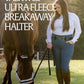 Equinavia Valkyrie Soft Ultra Fleece Padded Adjustable Breakaway Horse Halter - Brown/Ivory White - Horse