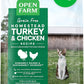 Open Farm, Grain Free Dry Cat Food, High-Protein Kibble for a Complete & Balanced Diet, Non-GMO Fruits & Vegetables, Prebiotic Fibers to Support Digestion, Homestead Turkey & Chicken Recipe, 4lb Bag