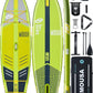 MOUSA 10‘8/11'×35" Extra Wide Inflatable Stand Up Paddle Board, Stable Paddleboard SUP for 2 People/Family, Anti-Slip Full EVA Deck, 3 Handles, 100L Backpack, All-Round Sup Board, Big Fin
