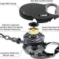 DOCO Retractable Dog Leash for Large Dogs (Length - 16’, Weight - Upto 45lb) Reflective Tape Lead with Stop and Lock Control, Tangle Free 360° Swivel Snap & Anti-Slip Grip (Black, Medium)