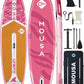 MOUSA 10‘8/11'×35" Extra Wide Inflatable Stand Up Paddle Board, Stable Paddleboard SUP for 2 People/Family, Anti-Slip Full EVA Deck, 3 Handles, 100L Backpack, All-Round Sup Board, Big Fin