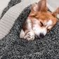 NEXHOME PRO Twin Size Soft Throw Blankets for Couch, Cozy Blankets Reversible Warm Knit Blanket for Women, Fuzzy Plush Lightweight Throws for Sofa, Bed, Picnic, Black 60 x 80 inches