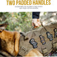 OneTigris No Pull Tactical Dog Harness for Medium Large Dog, Mesh Design Breathable Service Dog Vest with Handle, Military Dog Vest Harness with Molle Panels for Walking Hiking Training (XL, Brown)