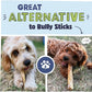Pawstruck Natural 5-7" Beef Collagen Sticks for Dogs – Long-Lasting Rawhide Alternative, High Protein & Low Fat with Chondroitin & Glucosamine – 5 Pack