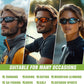 3 Pack Polarized Sports Sunglasses for Men, Mens Sunglasses Wrap Around UV400 Protection for Cycling Fishing Driving