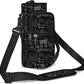 icolor Water Bottle Carrier Bag with Strap 25/32/40 oz Crossbody Bottle Holder with Phone Pocket Sling Sleeve Insulated Neoprene Water Bottle Pouch for Walking Travelling