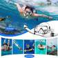 Snorkeling Gear, Dry Snorkel Set180° Panoramic Wide View,Anti-Fog Scuba Diving Mask, Professional Snorkeling Gear for Free Breathing, Swimming, Diving